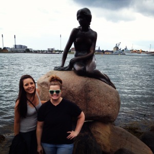 Amanda and Alyssa with "The Little Mermaid"